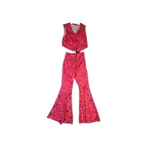 Barbie Cosplay Halloween Costume Size S Women‎ Margot Robbie Pink Top Pants